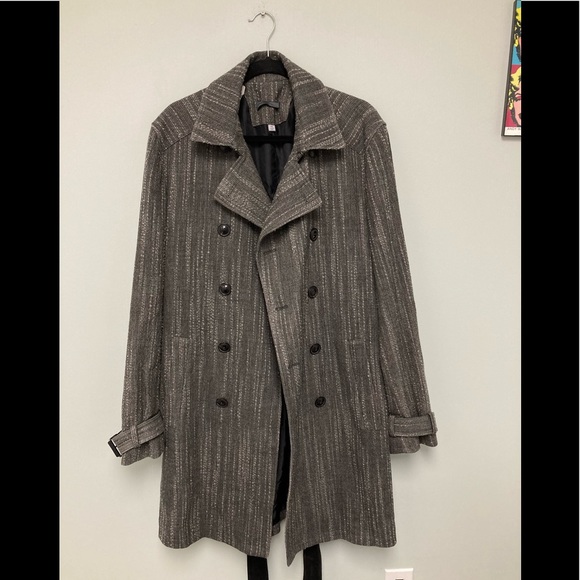 John Varvatos Collection Textured Trench coat. Size 48 Eu. USA 38 - Picture 12 of 12